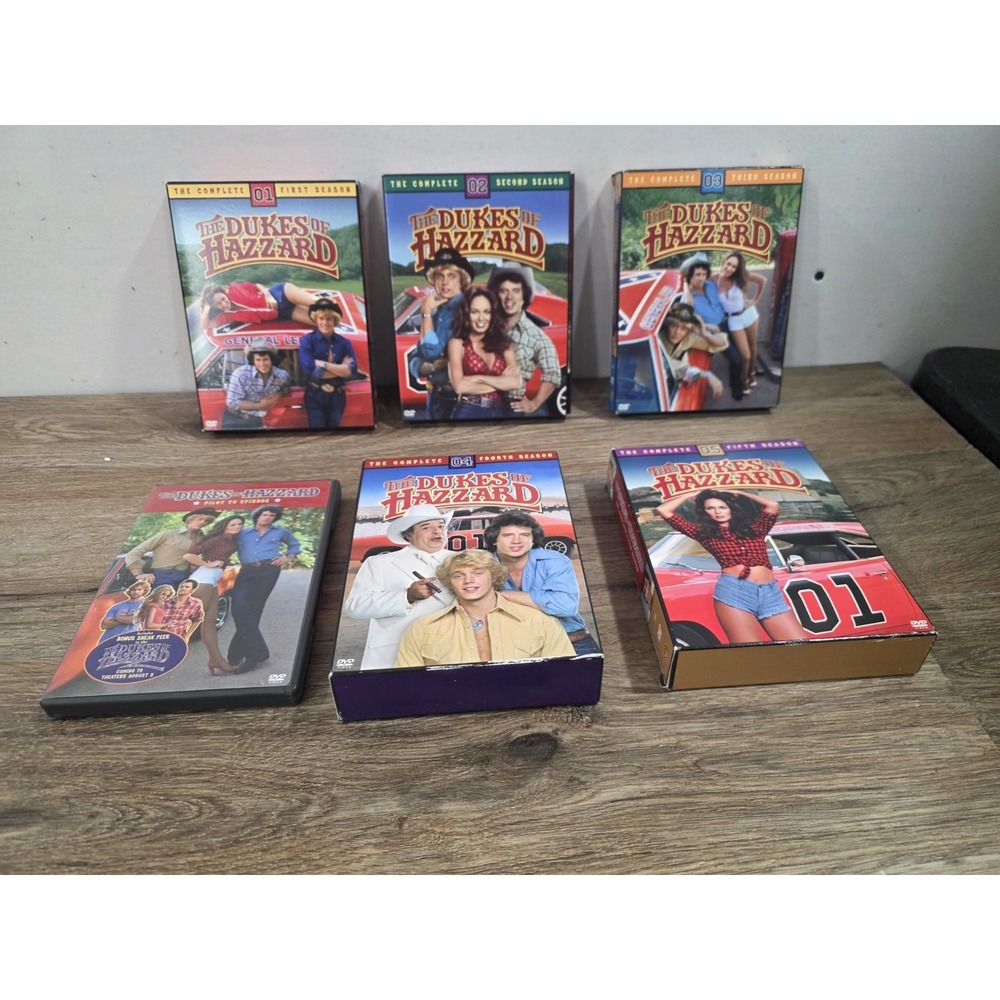 The Dukes Of Hazzard Dvd Collection Season 1,2,3,4,5 Seasons 1-5 And Pilot
